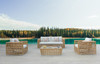 Ko Tao - Outdoor Beige + Wicker Sofa Set / VGATRASF-054-SET