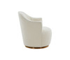 Vera - Modern Sherpa Swivel Accent Chair / VGRHAC-542-WHT-CH