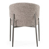Thomas - Modern Grey Fabric + Pewter Dining Chair / VGEU-MC-7632CH-A-GRY