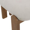 Kelsey - Modern Light Grey Fabric + Brown Ash Dining Chair / VGDW-DW188-LTGRY