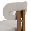 Kelsey - Modern Light Grey Fabric + Brown Ash Dining Chair / VGDW-DW188-LTGRY