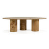 Avril - Modern Burl Freeform Coffee Table / VGDW-J5916