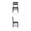 Jax Oak Wood Dining Chair With Wavy Razor Back by Modway / EEI-7504