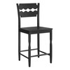 Jax Oak Wood Counter Stool With Wavy Razor Back by Modway / EEI-7505