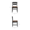 Jax Oak Wood Dining Chair With Wavy Razor Back and Cushion by Modway / EEI-7517