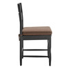 Jax Oak Wood Dining Chair With Wavy Razor Back and Cushion by Modway / EEI-7517