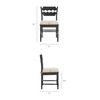Jax Oak Wood Dining Chair With Wavy Razor Back and Cushion by Modway / EEI-7517