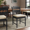Jax Oak Wood Dining Chair With Wavy Razor Back and Cushion by Modway / EEI-7517
