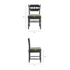Jax Oak Wood Dining Chair With Wavy Razor Back and Cushion by Modway / EEI-7517