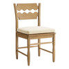 Jax Oak Wood Dining Chair With Wavy Razor Back and Cushion by Modway / EEI-7517