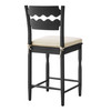 Jax Oak Wood Counter Stool With Wavy Razor Back and Cushion by Modway / EEI-7518