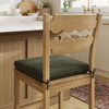Jax Oak Wood Counter Stool With Wavy Razor Back and Cushion by Modway / EEI-7518