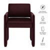 Daven Stain-Resistant Performance Velvet Dining Armchair by Modway / EEI-7525