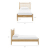 Zane Twin Size Spindle Bed Frame by Modway / MOD-7301