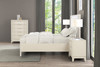 79.5"W X 86"D X 60"H E.King Bed, Antique White / FM7700WH-EK-BED
