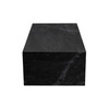 Ark Rectangle Cocktail Table in Genuine Black Marble / ARKCTBL