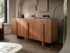 Indigo Solid Wood 3-Door Sideboard in Honey Finish / INDIGOSBHO