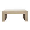 Sonoma 40" Square Wood Cocktail Table in Light Natural Grey Wash Finish / SONOMACTNA