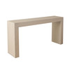 Sonoma 60" Wood Console Table in Light Natural Grey Wash Finish / SONOMACSNA