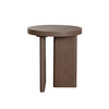 Aspen Round End Table in Dark Oak finish / ASPENETOA