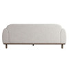 Larson Sofa in Light Barley Polyester Fabric with Wood Trim & Leg / LARSONSOLB