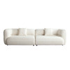 Micah 2PC Sofa in Elite Ivory Polyester Fabric / MICAHIV2PCSO