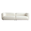 Micah 2PC Sofa in Elite Ivory Polyester Fabric / MICAHIV2PCSO