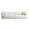 Micah 2PC Sofa in Elite Ivory Polyester Fabric / MICAHIV2PCSO