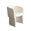 Tess Dining Chair in Elite Ivory Polyester Fabric / TESSDCIV