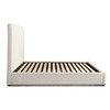 Brooke2 54" Queen Bed w/ Vertical Channel Tuft in Ivory Boucle / BROOKE2IVQUBED