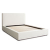 Cloud2 43" Low Profile Eastern King Bed in Ivory Boucle Fabric / CLOUD2IVEKBED