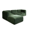 Echo 4PC Reversible Sectional in Spruce Green Fabric / ECHO2SC1AC1OTSP
