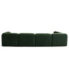 Echo 6PC Reversible Sectional in Spruce Green Fabric / ECHO2SC3AC1OTSP