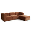 Echo 4PC Reversible Sectional in Amber Fabric / ECHO2SC1AC1OTAM
