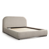 Ocean Queen Bed with Mattress Platform in Birch Performance Fabric / OCEANBIQUBED