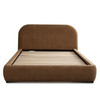 Ocean Eastern King Bed with Mattress Platform in Dune Medal Bronze Performance Fabric / OCEANDUEKBED