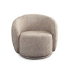 Olli Swivel Chair in Wheat Polyester Fabric / OLLICHWT