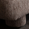 Wren Armless Chair in Bark Polyester Fabric / WRENACBK