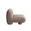 Wren Armless Chair in Bark Polyester Fabric / WRENACBK