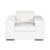 Muse Accent Chair in Mist White Performance Fabric / MUSECHWH