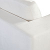 Muse Accent Chair in Mist White Performance Fabric / MUSECHWH