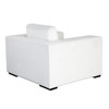 Muse Accent Chair in Mist White Performance Fabric / MUSECHWH