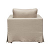 Savannah Slip-Cover Chair in Sand Natural Linen / SAVANNAHCHSD