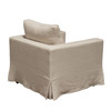 Savannah Slip-Cover Chair in Sand Natural Linen / SAVANNAHCHSD