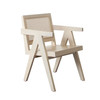 Carter Dining/Accent Chair in Solid Wood Frame in Natural Finish w/ Natural Cane Seat Back / CARTERCHNA