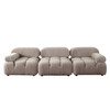 Paloma 3PC Modular 111 Inch Sofa in Mink Tan Velvet / PALOMA1LC1AC1RCTN