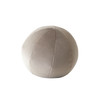 Set of (2) 10" Round Accent Pillows in Mink Tan Velvet / PILLOWBALLTN2PK