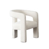 Scout Dining/Accent Chair in Ivory Boucle Fabric / SCOUTCHIV