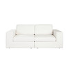 Muse 2PC Modular Sofa in Mist White Performance Fabric / MUSE2SCWH