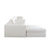Muse 4PC Modular Reversible Chaise Sectional in Mist White Performance Fabric / MUSE2SC1AC1OTWH